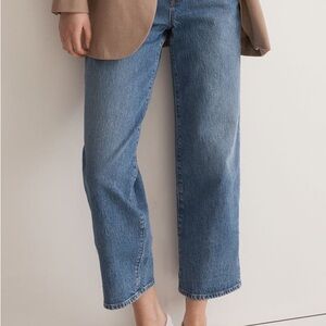 Madewell The Perfect Vintage Wide-Leg Crop Jean - Medium Wash - Size 26